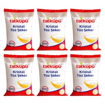 Tatküpü 2 kg Toz Şeker (4 adet)