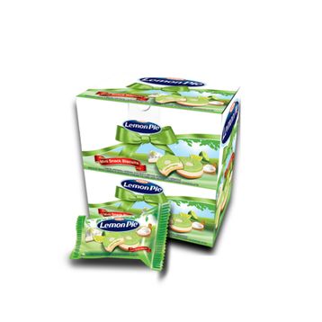 Tayaş 1 kg Pink Pie Limon Aromalı Krema Dolgulu Bisküvi