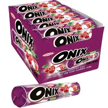Tayaş Onix 22.4 gr Salsa Vişneli Toz Dolgulu Sert Şeker