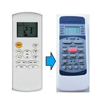 Tayfun R57B1/BGE Rıent RG57B1 RG57B/BGE RG57B2 RG57D/BGE Klima Kumandası