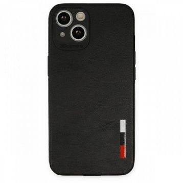 Tazador iPhone 13 Loop Deri Silikon Siyah Kılıf