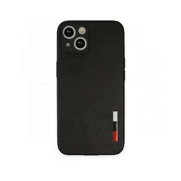 Tazador iPhone 13 Loop Deri Silikon Siyah Kılıf