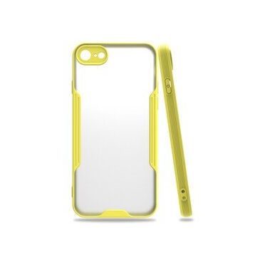 Tazador iPhone 7 Platin Sarı Silikon Kılıf