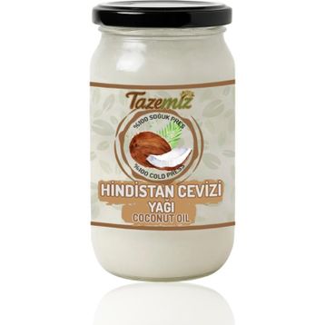 Tazemiz 1 lt Soğuk Sıkım Hindistan Cevizi Yağı