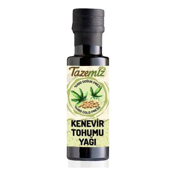 Tazemiz 100 ml Soğuk Pres Kenevir Tohumu Yağı