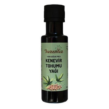 Tazemiz 100 ml Soğuk Pres Kenevir Tohumu Yağı