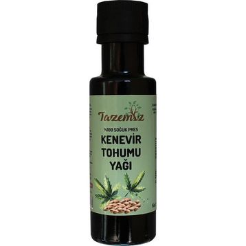 Tazemiz 100 ml Soğuk Pres Kenevir Tohumu Yağı
