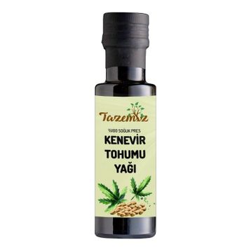 Tazemiz 100 ml Soğuk Pres Kenevir Tohumu Yağı