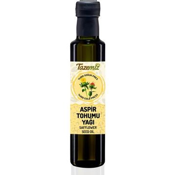 Tazemiz 250 ml Soğuk Pres Aspir Tohumu Yağı