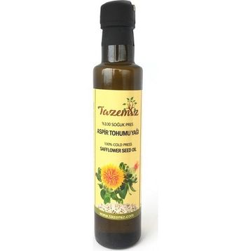 Tazemiz 250 ml Soğuk Pres Aspir Tohumu Yağı