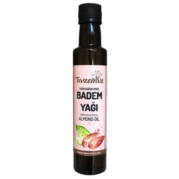 Tazemiz 250 ml Soğuk Pres Badem Yağı