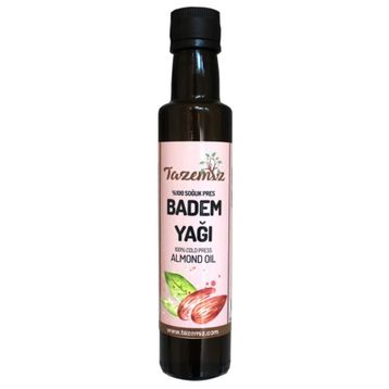 Tazemiz 250 ml Soğuk Pres Badem Yağı
