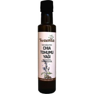 Tazemiz 250 ml Soğuk Pres Chia Tohumu Yağı