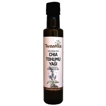 Tazemiz 250 ml Soğuk Pres Chia Tohumu Yağı