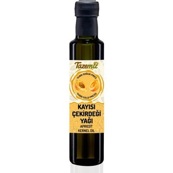 Tazemiz 250 ml Soğuk Pres Kayısı Çekirdeği Yağı
