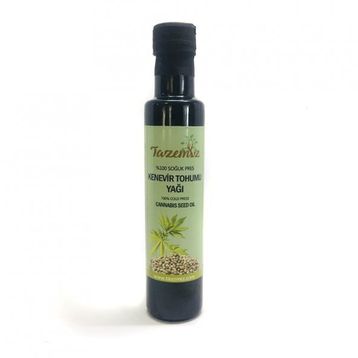 Tazemiz 250 ml Soğuk Pres Kenevir Tohumu Yağı