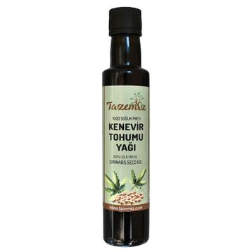 Tazemiz 250 ml Soğuk Pres Kenevir Tohumu Yağı