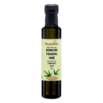 Tazemiz 250 ml Soğuk Pres Kenevir Tohumu Yağı