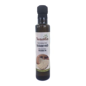 Tazemiz 250 ml Soğuk Pres Susam Yağı