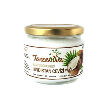 Tazemiz 300 ml Soğuk Pres Hindistan Cevizi Yağı