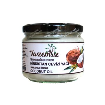 Tazemiz 300 ml Soğuk Pres Hindistan Cevizi Yağı