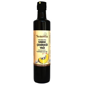 Tazemiz 500 ml Soğuk Pres Kabak Çekirdeği Yağı