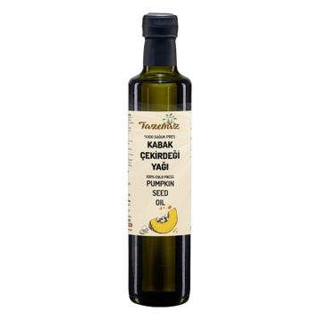 Tazemiz 500 ml Soğuk Pres Kabak Çekirdeği Yağı