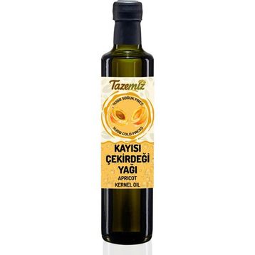 Tazemiz 500 ml Soğuk Pres Kayısı Çekirdeği Yağı