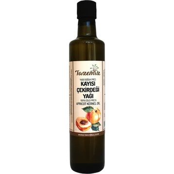 Tazemiz 500 ml Soğuk Pres Kayısı Çekirdeği Yağı