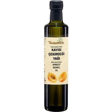 Tazemiz 500 ml Soğuk Pres Kayısı Çekirdeği Yağı