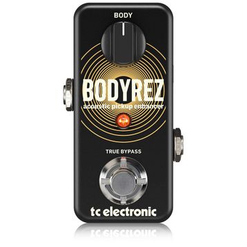 TC Electronic BodyRez Acoustic Pickup Enhancer Siyah Efekt Pedalı