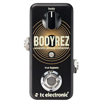 TC Electronic BodyRez Acoustic Pickup Enhancer Siyah Efekt Pedalı