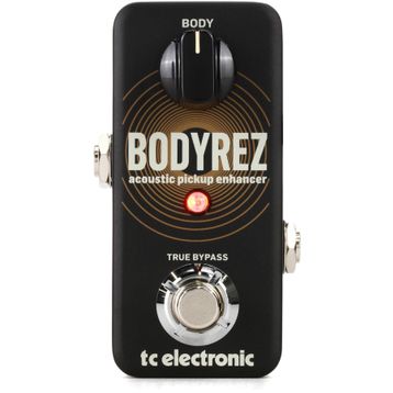 TC Electronic BodyRez Acoustic Pickup Enhancer Siyah Efekt Pedalı