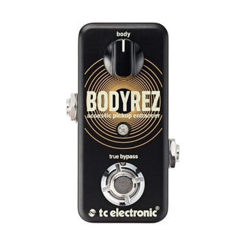 TC Electronic BodyRez Acoustic Pickup Enhancer Siyah Efekt Pedalı