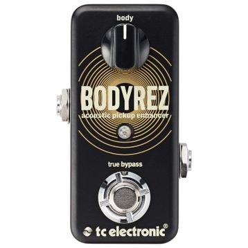 TC Electronic BodyRez Acoustic Pickup Enhancer Siyah Efekt Pedalı