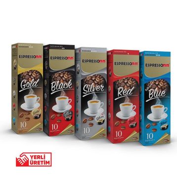 Tchibo 5'li 10 lu Cafissimo Makineleri İle Uyumlu Karışık Kapsül Kahve
