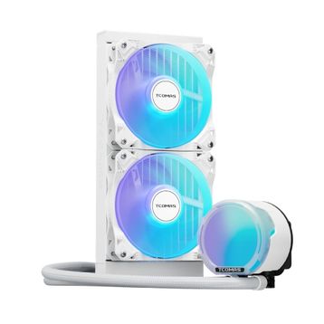 Tcomas LE100 240 mm Beyaz İşlemci Sıvı Soğutucu