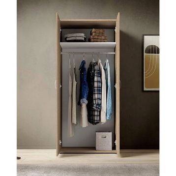 Tdesigno Ada 80 cm 2 Kapaklı Gardırop