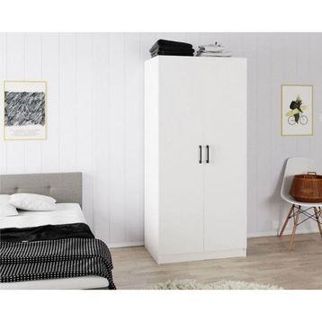 Tdesigno Aylin 80 cm Beyaz Gardırop
