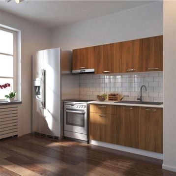 Tdesigno Ceviz Miray 200 cm Mutfak Dolabı
