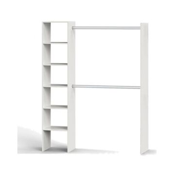 Tdesigno Efil Beyaz 140 CM Gardırop
