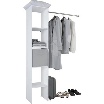 Tdesigno Eliz Beyaz 120 CM Gardırop