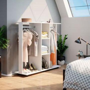 Tdesigno Funda 80 cm Beyaz Gardırop