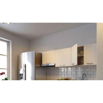 Tdesigno Melodi 200 cm Beyaz Üst Mutfak Dolabı