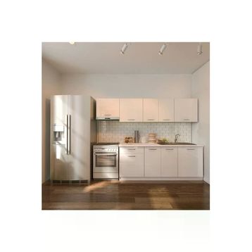 Tdesigno Nevra 260 CM Beyaz Mutfak Dolabı