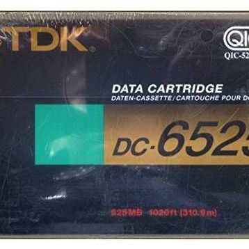 TDK DC-6525 525 MB 311 m 6.3 mm Data Kartuşu