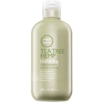 Tea Tree Oil 300 ml Hemp Onarıcı Saç Kremi Vücut Losyonu