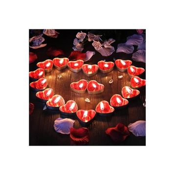 Tealight 25 Adet Kırmızı Mum