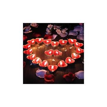 Tealight 25 Adet Kırmızı Mum