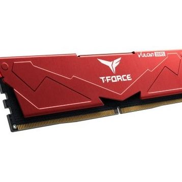 Team FLRD516G6000HC38J01 T-Force 16 GB Vulcan Red 6000 Mhz CL38 DDR5 RAM